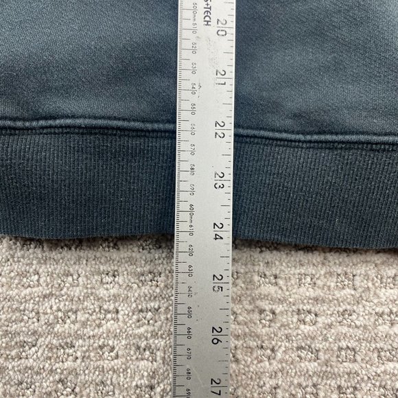 Adidas Sweater Women Large L Black Hoodie Pullover Sweatshirt Gray Red Logo - Picture 7 of 8